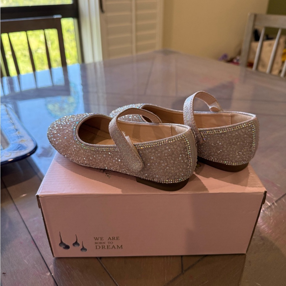 Dreamy Silver Kids Dress Shoes